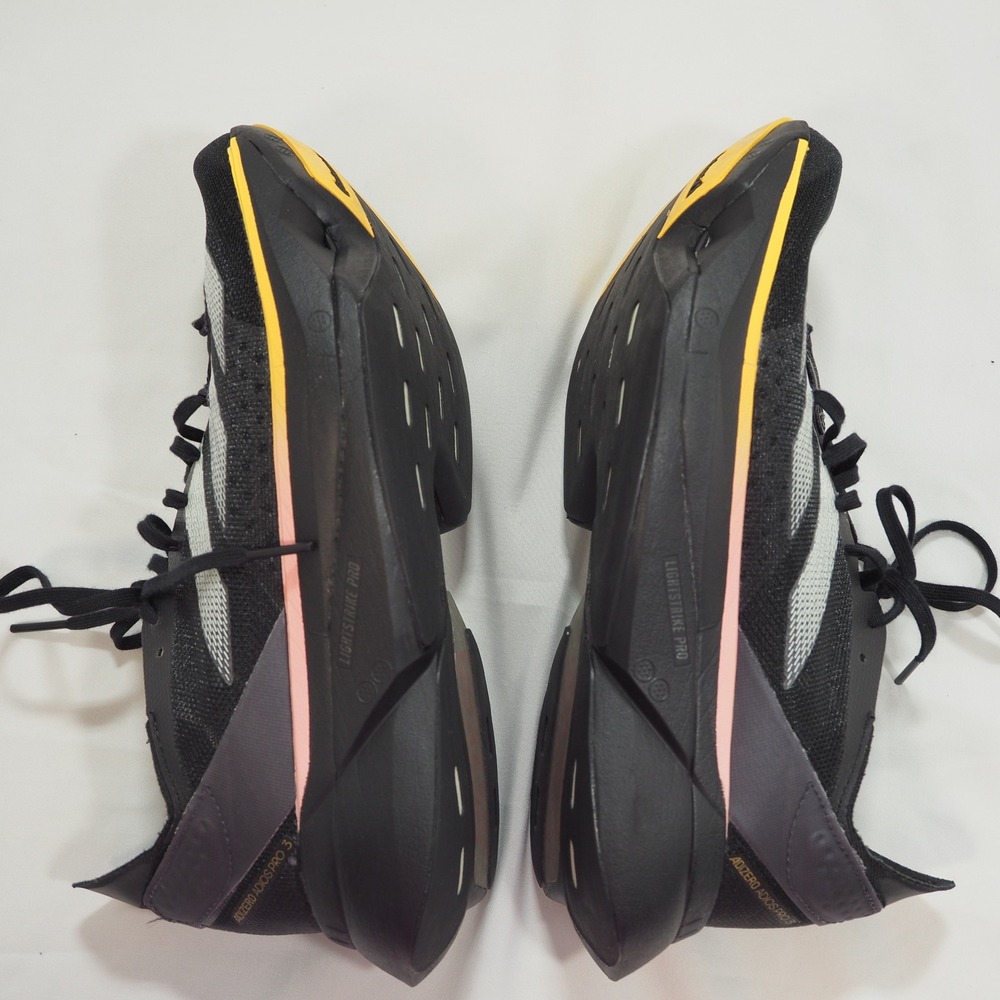 Adidas Adizero Adios Pro 3 Sneakers Womens 6.5 Black Running Racing Shoes - Picture 4 of 9